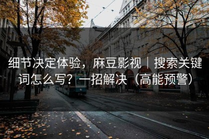细节决定体验，麻豆影视｜搜索关键词怎么写？一招解决（高能预警）